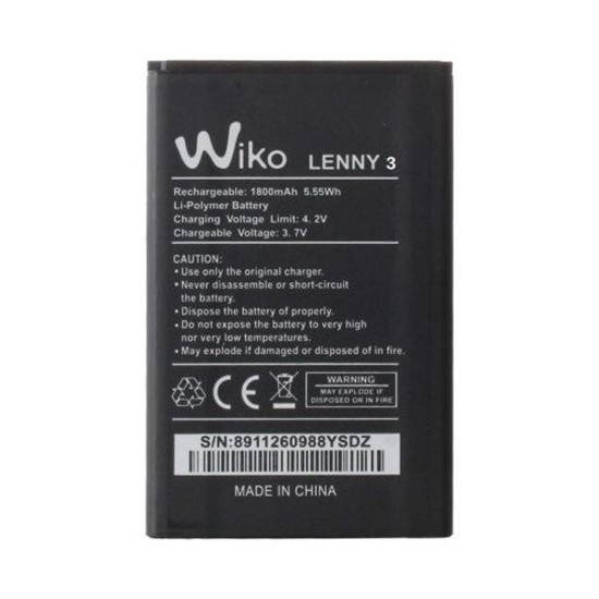 BATERIA WIKO LENNY 3 1800MAH BLUK